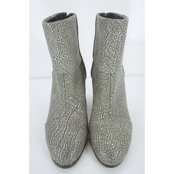 Rag & Bone Newbury Classic Cap Toe High Heel Ankle Boots SZ 35 New $495 Crackled - Picture 9 of 11